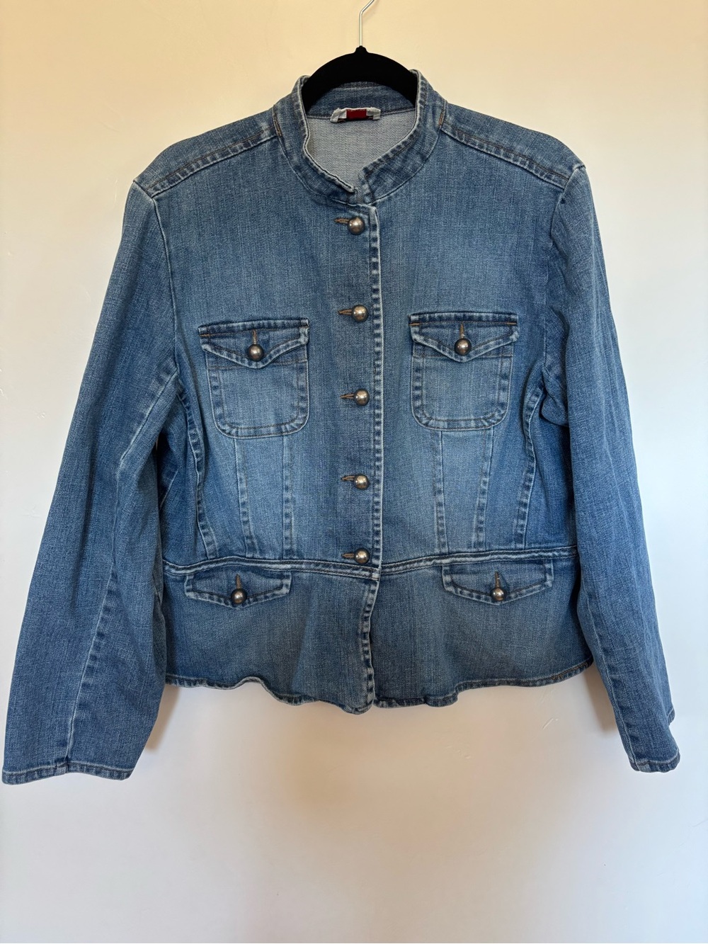90’s Talbots Women's Denim Button-Front Jacket